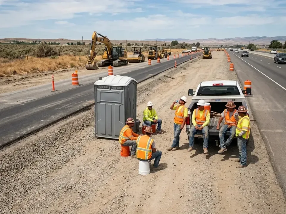 highway-road-construction-crew-007 — frequently asked questions, Porta Potty and Restroom Rentals in Nephi, UT